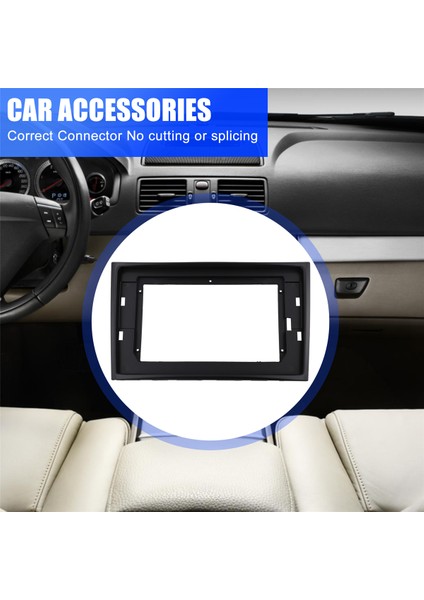 10INÇ 2dın Araba Çerçeve Fasya Adaptörü Canbus Kutusu Kod Çözücü Android Radyo Gösterge Paneli Montaj Paneli DVD Fasya Düzlemi Volvo XC90 Için (Yurt Dışından)