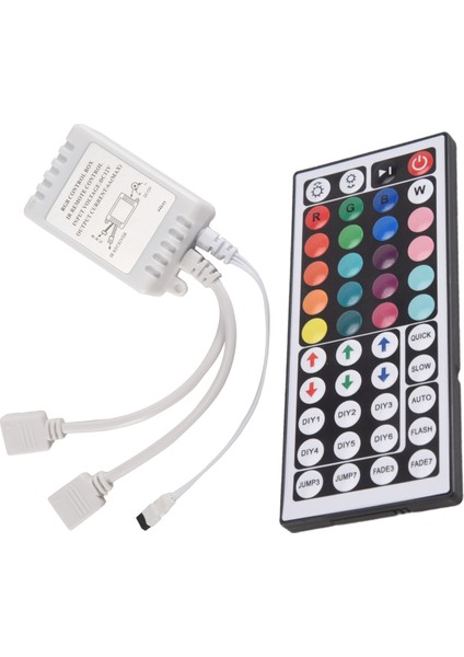 DC12V Rgb LED Kontrol Cihazı + 44 Tuş Uzaktan Kumanda Rgb Kontrol Kutusu 2835 5050 Rgb Işık Şeridi Için Ir Işık Şeridi Kontrol Cihazı (Yurt Dışından)