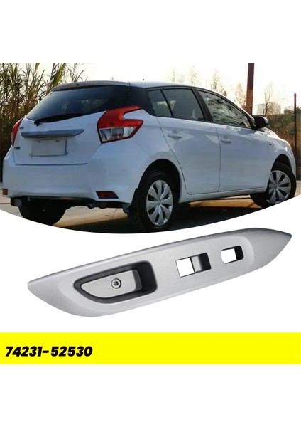 Yolcu Tarafı Ön Kapı Kol Dayanağı Üst Panel Döşemesi 74231-52530 Toyota Yaris 2006-2016 Elektrikli Cam Anahtarı Çerçevesi (Yurt Dışından)