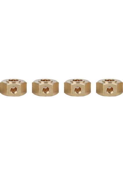 4 Adet Pirinç 12MM Altıgen Tekerlek Göbeği Adaptörü YK4102 YK4103 YK4082 YK6101 Yikong Rc Paletli Araba Yükseltme Parçaları (Yurt Dışından)
