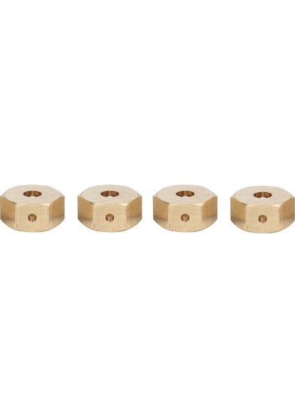 4 Adet Pirinç 12MM Altıgen Tekerlek Göbeği Adaptörü YK4102 YK4103 YK4082 YK6101 Yikong Rc Paletli Araba Yükseltme Parçaları (Yurt Dışından)