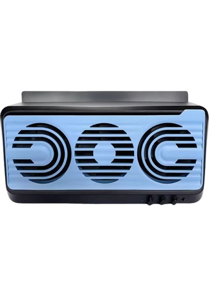 Güneş Enerjili Otomatik Pencere Soğutucu Araba Vantilatörü 3 Fanlı Araba Suv Soğutma Fanı Soğutucu Hava Sirkülasyonunu Teşvik Eder (Yurt Dışından)