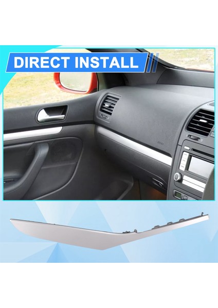 Araba Iç Kapı Çekme Kolu Trim Kapağı Iç Aksesuarları 5K4868039A Vw Golf 6 Mk6 2009-2013 Sol (Yurt Dışından)