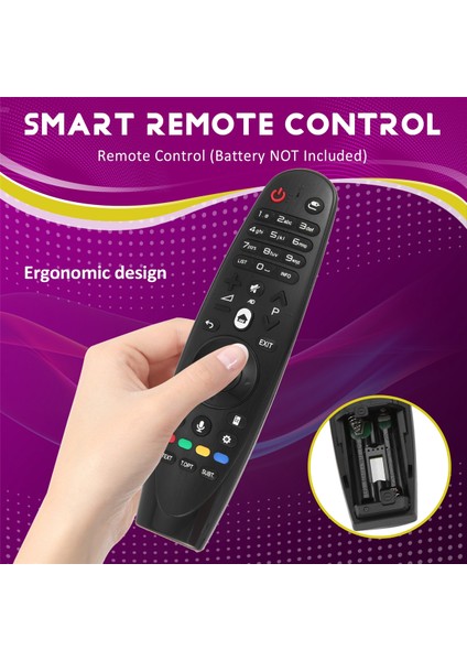 AN-MR600 Lg Magic Smart Tv Için Ses Fonksiyonlu ve Uçan Fare Fonksiyonlu Yedek Uzaktan Kumanda (Yurt Dışından)