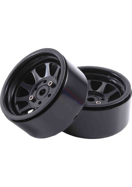 4 Adet Metal Alaşımlı 1.9 Beadlock Jantlar 1:10 Rc Paletli Eksenel SCX10 AXI03007 90046 Trx4 Redcat Gen8 (Siyah) (Yurt Dışından)