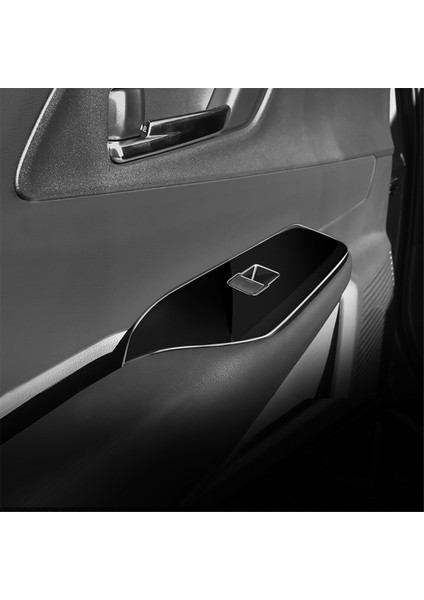 Toyota Prius 60 Serisi 2022 2023 Siyah Için Araba Iç Kapı Kol Dayama Pencere Camı Anahtarı Çerçeve Paneli Döşemeleri (Yurt Dışından)