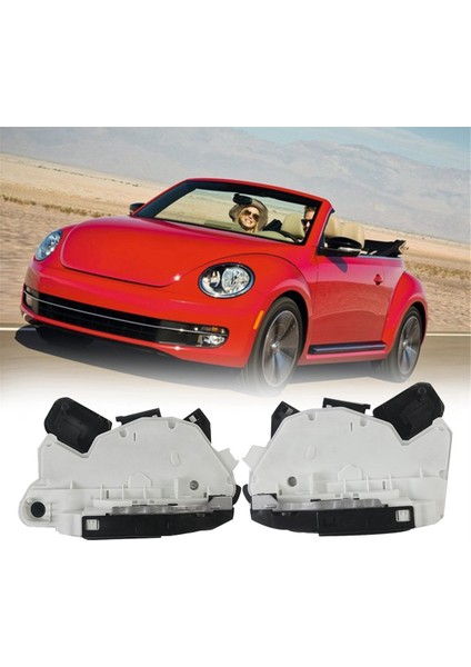 Ön Kapı Kilidi Aktüatör Mandal Bloğu Mekanizması Vw Golf Jetta Beetle Polo Skoda Seat 09-19 5K2837016B 5K2837016H/JR (Yurt Dışından)