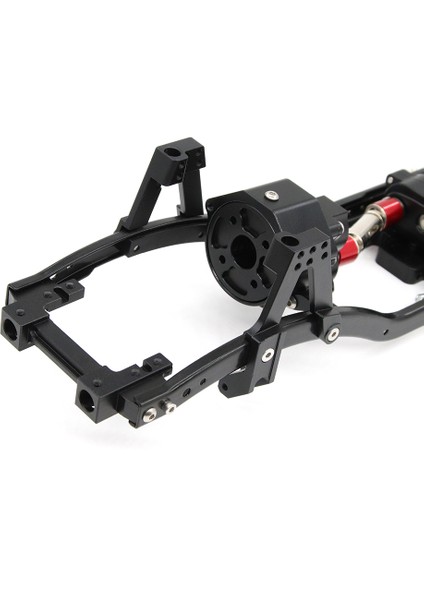 1/10 Rc Paletli Araba Için Ön Eksenli Şanzıman Transfer Kutusu Eksenel SCX10 ve SCX10 Iı 90046 Yükseltme Parçaları, Titanyum (Yurt Dışından)
