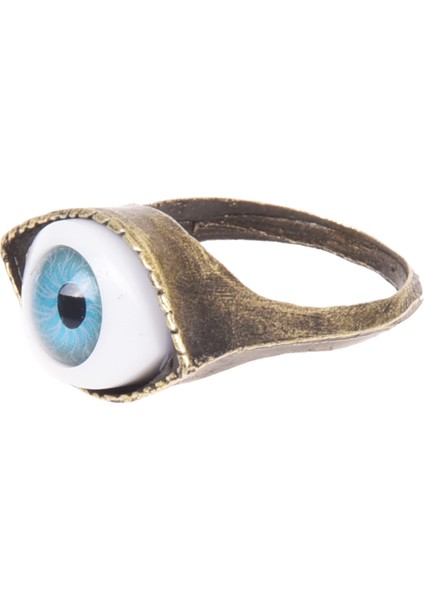Retro Tibet Gözü Gotik Altın Metal Yüzük Hediye 17MM Unisex (Yurt Dışından) fiyatları