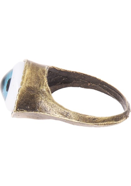 Retro Tibet Gözü Gotik Altın Metal Yüzük Hediye 17MM Unisex (Yurt Dışından) fırsatları