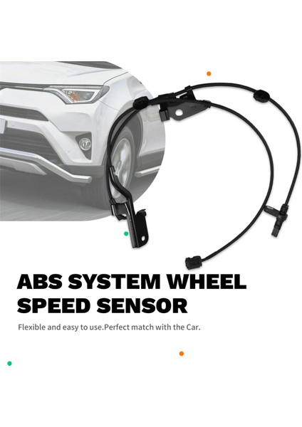 Araba Ön Sol Abs Sensörü Abs Sistemi Tekerlek Hız Sensörü 89543-42050 Toyota Rav4 2006-2018 Için (Yurt Dışından)