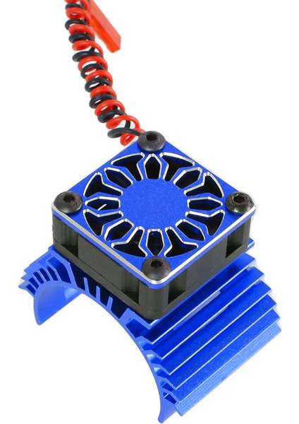 Rc Motor Fan Soğutma Fanı Isı Emici 36MM Rc Araba Için 1/8 1/10 1/12 Ölçek 380 540 550 3650 3660 3674 Fırçasız Motor Mavi (Yurt Dışından)