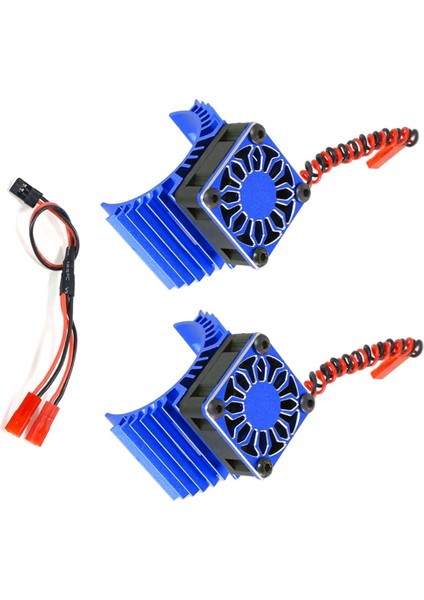 Rc Motor Fan Soğutma Fanı Isı Emici 36MM Rc Araba Için 1/8 1/10 1/12 Ölçek 380 540 550 3650 3660 3674 Fırçasız Motor Mavi (Yurt Dışından)