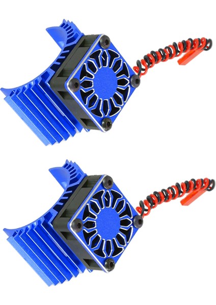 Rc Motor Fan Soğutma Fanı Isı Emici 36MM Rc Araba Için 1/8 1/10 1/12 Ölçek 380 540 550 3650 3660 3674 Fırçasız Motor Mavi (Yurt Dışından)