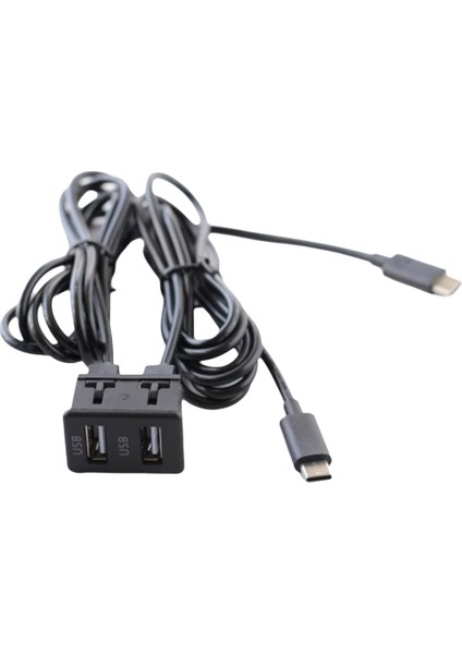 Araba Android Navigasyon Makinesi Çift Type-C Giriş Çift USB Arayüz Paneli Adaptör Paneli (Yurt Dışından) fiyatları