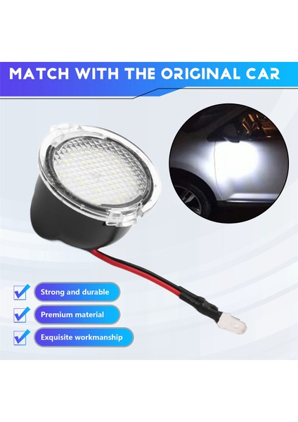 2 Adet LED Dikiz Aynası Işığı 3F1Z-13B375-AA 3F1Z13B375AA Ford Mustang Mondeo Range Shaker F150EDGE Mk5 6000K (Yurt Dışından)