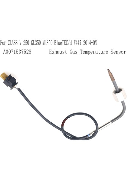 A0071537528 Mercedes-Benz V Class V 250 GL350 ML350 Bluetec/d W447 2014-SONRASI Için Egzoz Gazı Sıcaklık Sensörü (Yurt Dışından)