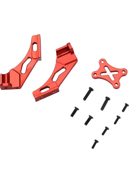 144001-1258 Metal Kuyruk Sabit Parçaları Kuyruk Kanadı Donanım Yazılımı Bağlantı Seti Wltoys 144001 1/14 4WD Rc Araba Parçaları, Kırmızı (Yurt Dışından) modelleri
