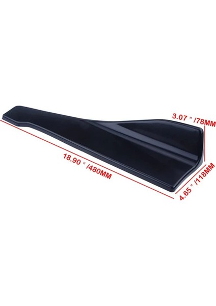 48CM Arabalar Için Yan Etekler Evrensel Tampon Spoiler Ayırıcı Koruyucu Bmw F20 E90 Audi Vw Golf Çizilmeye Karşı (Yurt Dışından) indirimleri