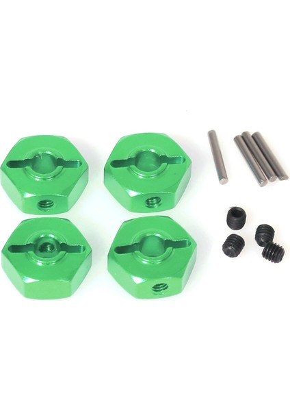 Rc Araba Yükseltme Adaptörü Altıgen 12MM Kiti Losı 1/18 Mini Lmt 4x4 Fırçalanmış Canavar Kamyon Rc Araba Yükseltme Parçaları Yeşil (Yurt Dışından)