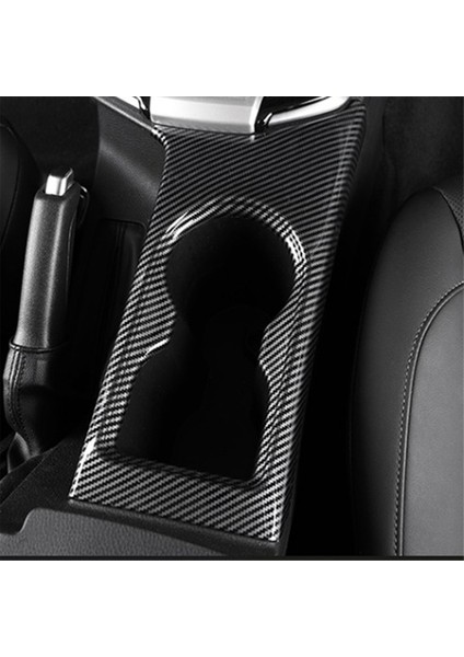 Araba Su Bardağı Tutucu Kapağı Sticker Trim Isuzu D-Max Dmax 2021 2022 2023 Lhd Merkezi Karbon Fiber Aksesuarları (Yurt Dışından)