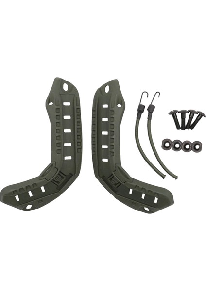 Fast Kask Rayı Aksesuarları Için Çok Işlevli Kendin Yap Cs Koruyucu Donanım Ark Taşınabilir Kask Rayı Aksesuarları, A2 (Yurt Dışından)