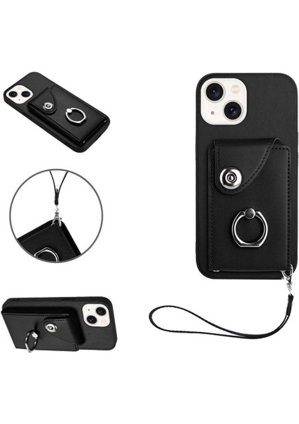 IPhone 15 Benzersiz Yüksek Kaliteli Kickstand Fonksiyonu Için Uyumlu Kılıf (Yurt Dışından)