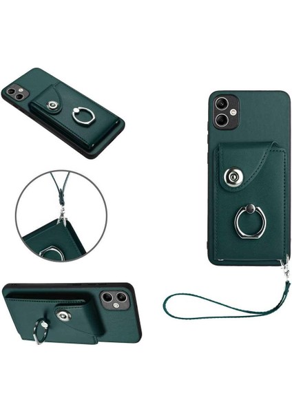 Galaxy A05 Kickstand Fonksiyonu Yüksek Kalite Için Uyumlu Kılıf (Yurt Dışından)