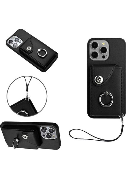 IPhone 13 Pro Max Kickstand Fonksiyonu Yüksek Kalite Için Uyumlu Kılıf (Yurt Dışından)