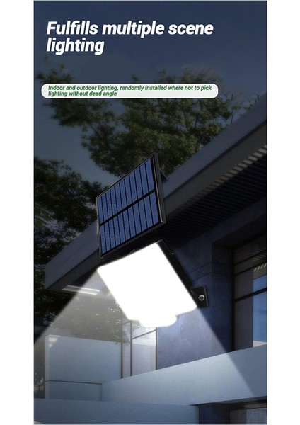2 Takım Güneş Enerjili Dış Mekan Işıkları Hareket Sensörü IP65 Su Geçirmez Bahçe Duvar Lambası Dış Mekan Için 106 LED Güneş Projektör Işıkları (Yurt Dışından)