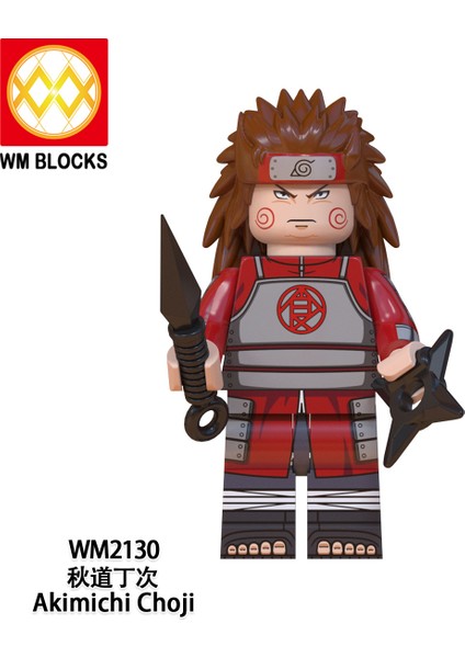 Naruto Yapı Taşları Minifigure Küçük Parçacık Takılabilir Bebek Oyuncak Çantası (Yurt Dışından)