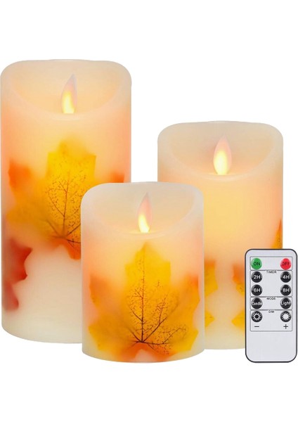 LED Mum Işıkları Akçaağaç Simülasyon Salıncak Şükran Günü Noel Otel Dekorasyonu Mum Işıkları (Yurt Dışından)