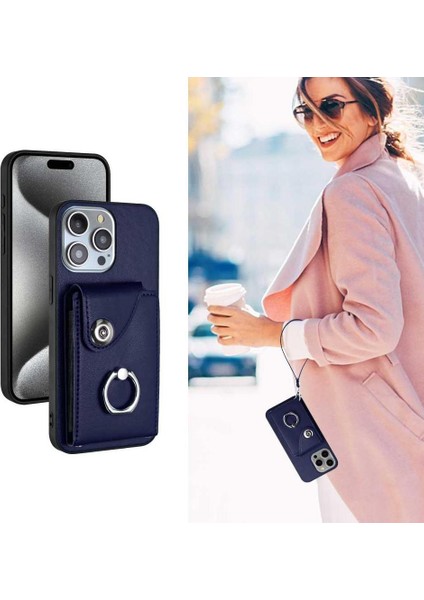 IPhone 15 Pro Max Yüksek Kaliteli Kickstand Fonksiyonu Için Uyumlu Kılıf (Yurt Dışından)