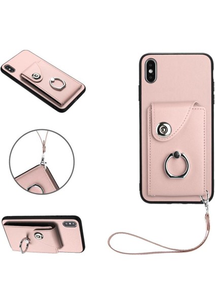 IPhone Xs Yüksek Kaliteli Benzersiz Kickstand Fonksiyonu Için Uyumlu Kılıf (Yurt Dışından) modelleri