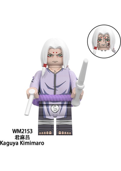Naruto Yapı Taşları Minifigure Küçük Parçacık Takılabilir Bebek Oyuncak Çantası (Yurt Dışından)
