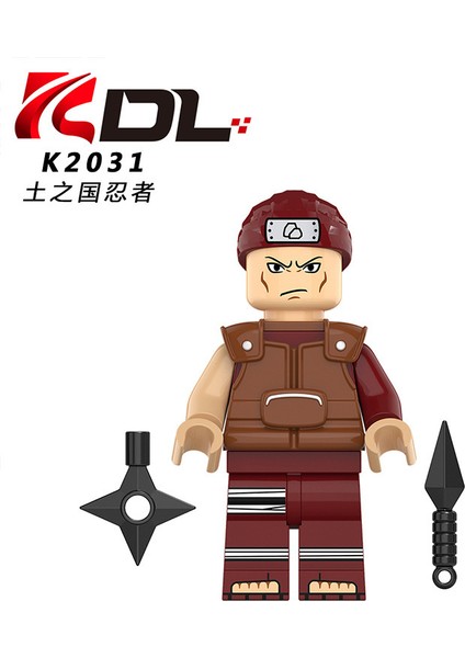 Naruto Yapı Taşları Minifigure Küçük Parçacık Takılabilir Bebek Oyuncak Çantası (Yurt Dışından)