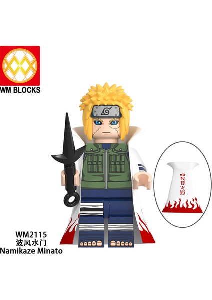 Naruto Yapı Taşları Minifigure Küçük Parçacık Takılabilir Bebek Oyuncak Çantası (Yurt Dışından)