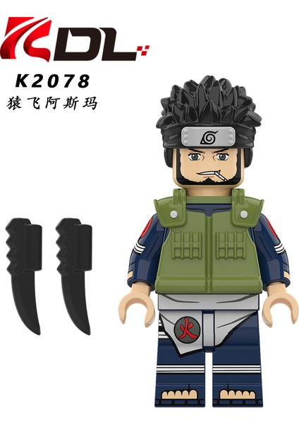 Naruto Yapı Taşları Minifigure Küçük Parçacık Takılabilir Bebek Oyuncak Çantası (Yurt Dışından)