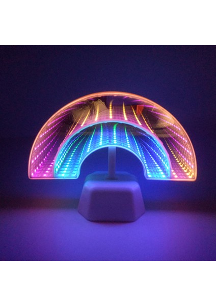 LED Ayna Işıkları Gökkuşağı Çift Taraflı LED Tünel Lambası Ev Partisi Için Dekoratif Yenilik Işık (Yurt Dışından)