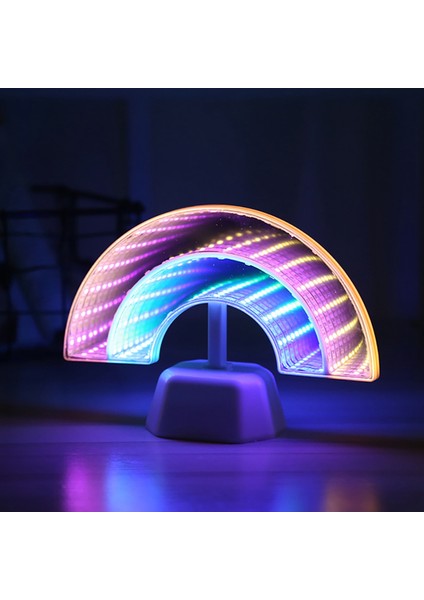 LED Ayna Işıkları Gökkuşağı Çift Taraflı LED Tünel Lambası Ev Partisi Için Dekoratif Yenilik Işık (Yurt Dışından)