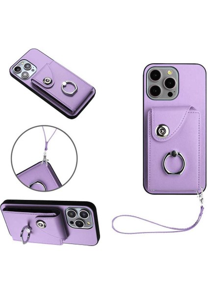IPhone 13 Pro Max Kickstand Fonksiyonu Yüksek Kalite Için Uyumlu Kılıf (Yurt Dışından)