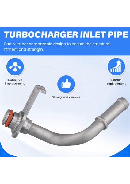LR121417 Turbo Şarj Giriş Borusu Borusu AJ814172 Range Rover/range Rover Sport/discovery Benzin Dönüş Su Borusu (Yurt Dışından) fırsatları