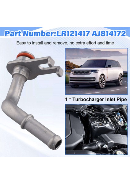LR121417 Turbo Şarj Giriş Borusu Borusu AJ814172 Range Rover/range Rover Sport/discovery Benzin Dönüş Su Borusu (Yurt Dışından) indirimleri