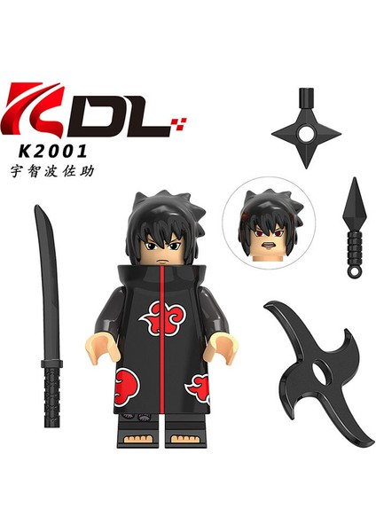 Naruto Yapı Taşları Minifigure Küçük Parçacık Takılabilir Bebek Oyuncak Çantası (Yurt Dışından)