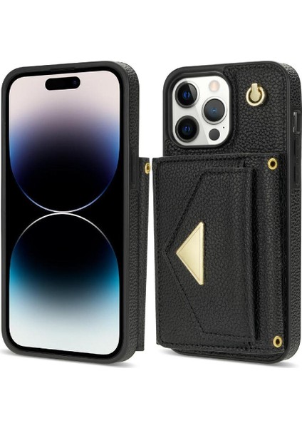 IPhone 15 Pro Max Akordeon Kart Durumda Kart Tutun Manyetik ile Uyumlu (Yurt Dışından)