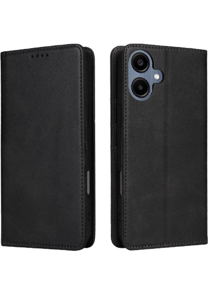 Galaxy A06 Pu Deri Kart Yuvası Saf Renk Rfıd Için Flip Case (Yurt Dışından) fırsatları
