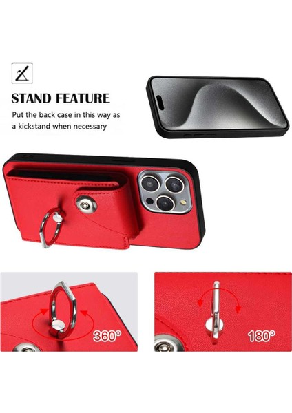 IPhone 13 Pro Max Benzersiz Kickstand Fonksiyonu Için Uyumlu Kılıf Yüksek (Yurt Dışından)