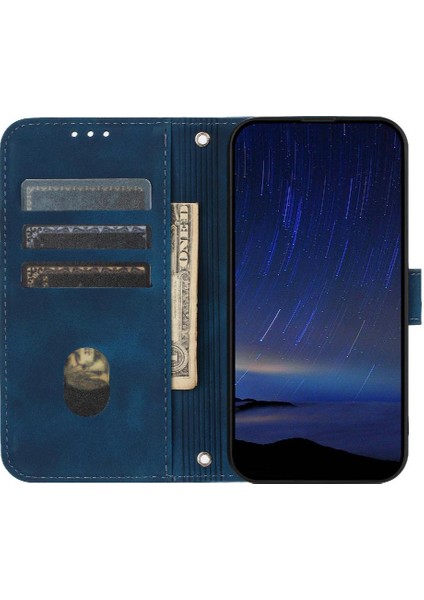 IPhone 16E Kredi Kartı Tutucu Için Filp Durumda El Cüzdan Bilek Kayışı Pu (Yurt Dışından)