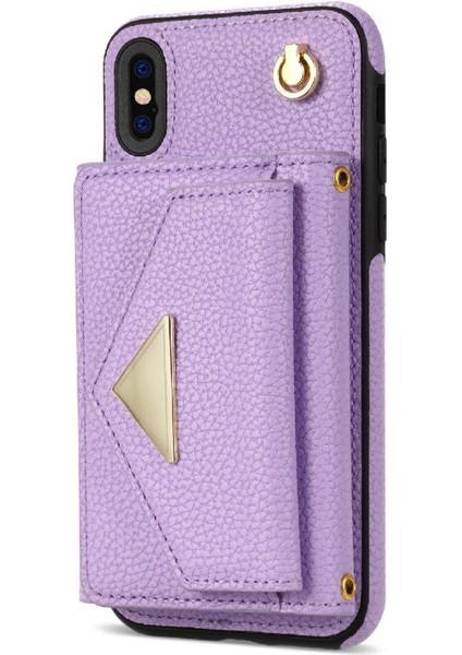 IPhone Xs Akordeon Kart Durumda Manyetik Kapatma Flip Cüzdan ile Uyumlu (Yurt Dışından) indirimleri