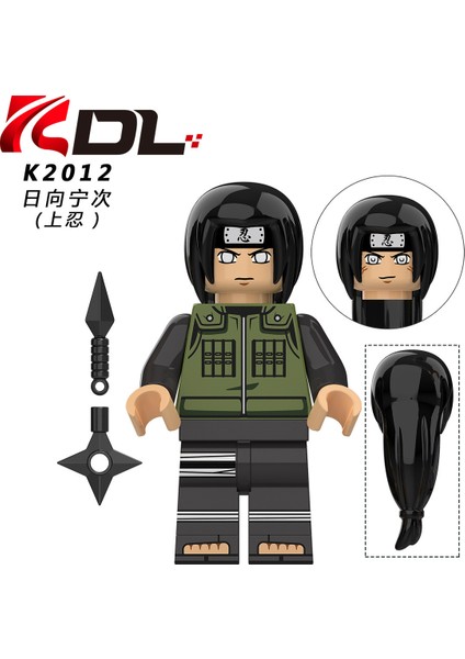 Naruto Yapı Taşları Minifigure Küçük Parçacık Takılabilir Bebek Oyuncak Çantası (Yurt Dışından)